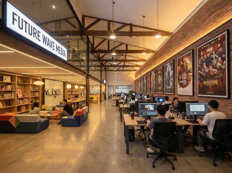 国产主播公司办公环境